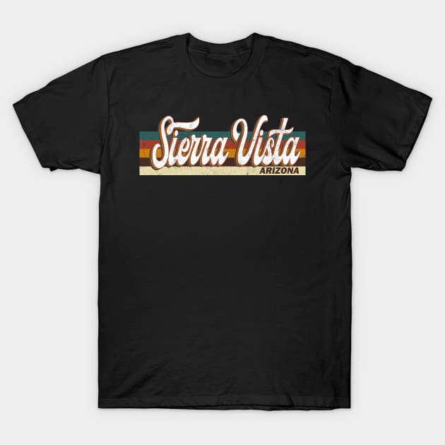 Sierra Vista Arizona US Vintage Retro City 70s 80s style T-Shirt by Happy as I travel